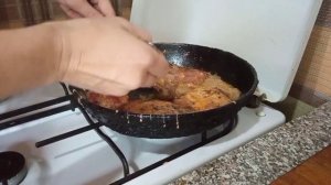 Отбивные из куриной печени. Очень вкусно и полезно!