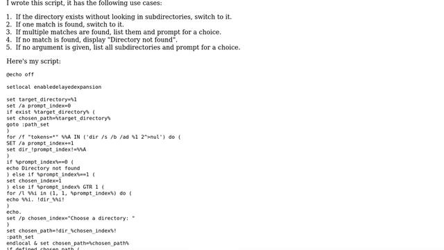 How to change dir quickly and effectively in Windows command line? (10 Solutions!!) смотреть онлайн