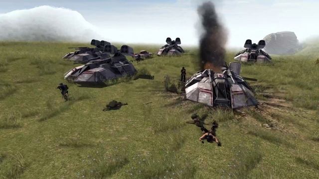 STAR WARS GALAXY AT WAR MOD: Galactic Empire vs Rebel Alliance! - Men of War Assault Squad 2 смотреть онлайн