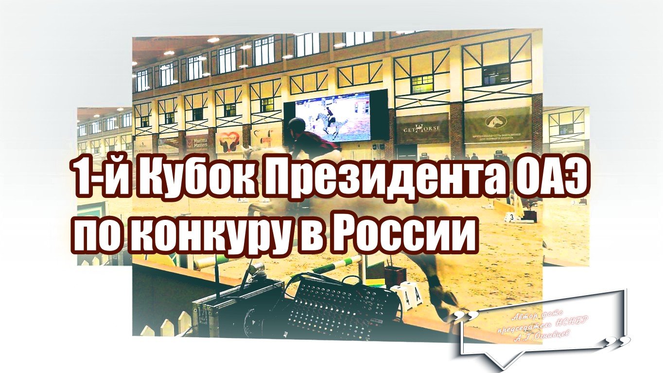 А.Г.Огнивцев: Конный спорт. 1-й Кубок Президента ОАЭ по конкуру в России. Maxima Park. Декабрь 2022.