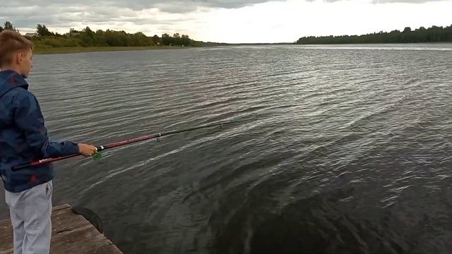 Рыбалка и отдых на Никольском озере. Поплавочная рыбалка. ЩУКА КЛЮНУЛА НА ЧЕРВЯ!?