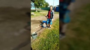 обзор советской мото помпы