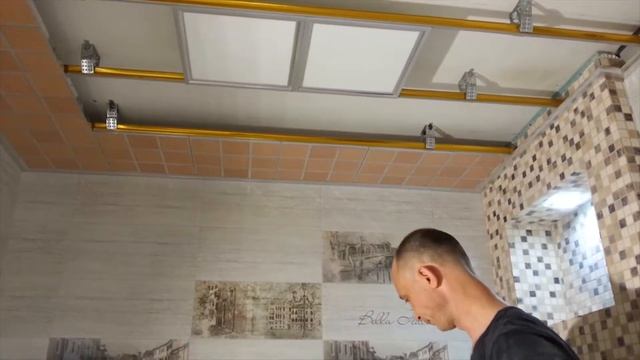 7.Элементы декора своими руками. Кассетный потолок.Полочки смотреть онлайн