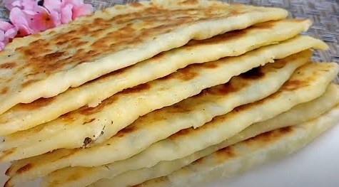 Быстрые и вкусные лепешки на кефире с начинкой. Домашние лепешки с Творогом и Зеленью.Простой рецепт