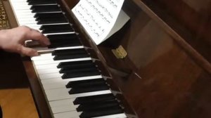 Разучиваем:Делиб Вальс из балета Копеллия.(красивые пьесы для начинающих)