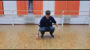 B-boy Tema, Break dance Проект «Элемент за одну минуту» Урок:«Russian step» (Русский шаг)