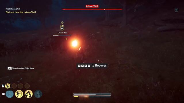 Lykaon Wolf boss fight (Assassins Creed Odyssey)