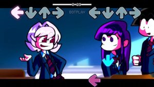 Friday Night Funkin' VS  Komi Can't Communicate & Hayase Nagatoro (FNF Mod/Hard/Anime/Komi/Nagatoro