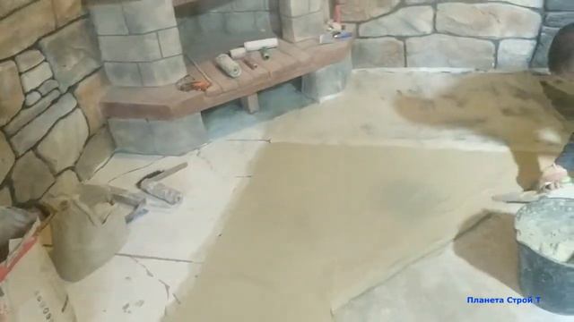 Как укладывать декор бетон на пол бетонный пол Планета Строй Т смотреть онлайн