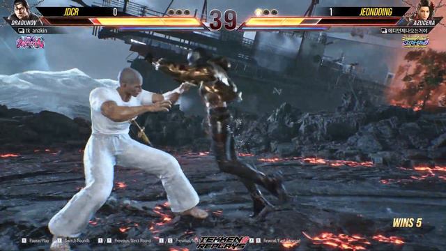 T8 🔥 JDCR (Dragunov) vs Jeondding (Azucena) 🔥 Tekken 8 High Level Gameplay смотреть онлайн