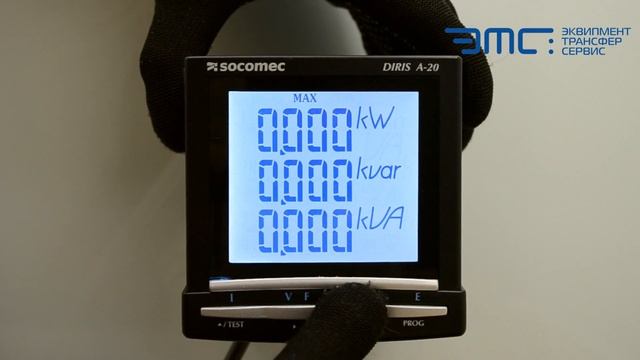 Многофункциональное устройство измерения и мониторинга рабочих характеристик Socomec Diris A-20 смотреть онлайн