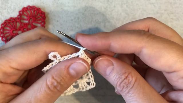 СЕРДЕЧКО крючком. ВАЛЕНТИНКА. ВЯЖЕТСЯ ЛЕГКО.
