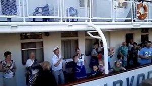 Отплытие теплохода Хирург Разумовский из Перми