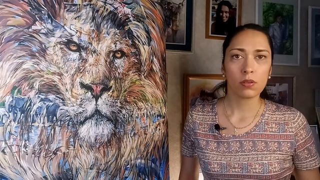 Человек и природа // Описание картины "Взаимообмен" // художник Наталья Резанова смотреть онлайн