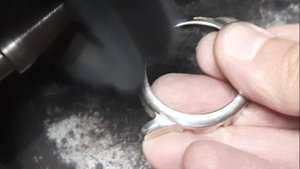 Полируем серебряные часы
