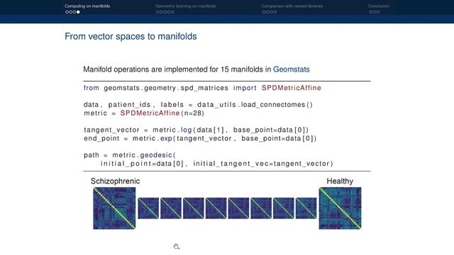 Geomstats: A Python Package for Riemannian Geometry in Machine Learning |SciPy 2020| Miolane смотреть онлайн