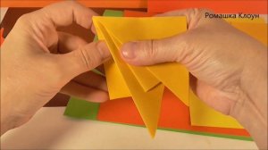 ОСЕННИЕ ЛИСТЬЯ ИЗ БУМАГИ оригами СУПЕР ЛЕГКИЙ СПОСОБ Autumn leaves ORIGAMI