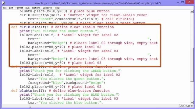 Tkinter graphical user interface for Python