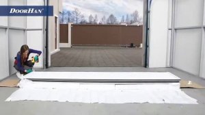 Монтаж (установка) секционных гаражных ворот DoorHan серии RSD01 LUX (Пермь)