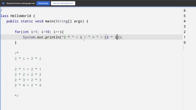 Java tutorial - For loop in Java in Kashmiri Language - Online lecture