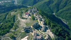 Роза хутор с высоты птичьего полета