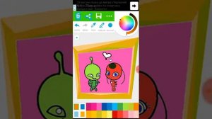 Игра - раскраска Леди Баг и супер кот