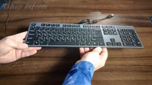 Бесшумная Клавиатура A4tech KV-300H с USB портами.