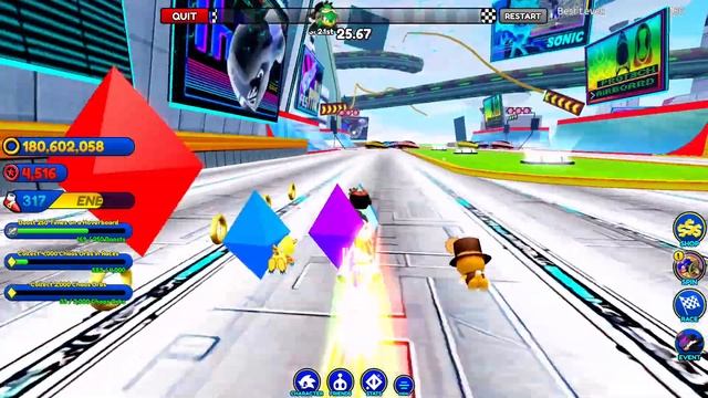 Roblox: Sonic Speed Simulator (PlayStation And XBOX) (GamePlay 24) смотреть онлайн