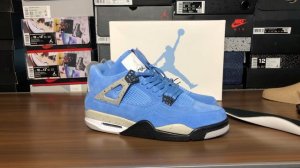 Air Jordan 4 University Blue Fake Version. Watch before you buy! 👀👀