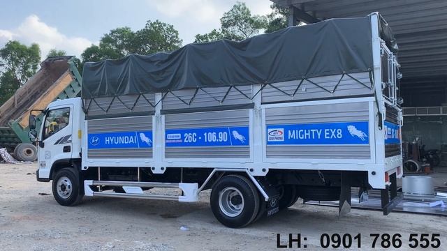 BÁO GIÁ XE TẢI HYUNDAI MIGHTY EX8 GTL THÙNG MUI BẠT смотреть онлайн