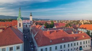 Загреб - город с миллионом сердец. Timelapse & Hyperlapse