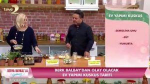 Derya Baykal'la Gülümse:Ev Yapımı Kuskus Tarifi