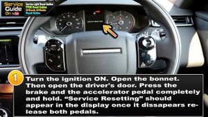 Range Rover Velar - Service Light Reset