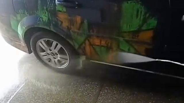 Как смывается меловая краска WATERPAINT смотреть онлайн