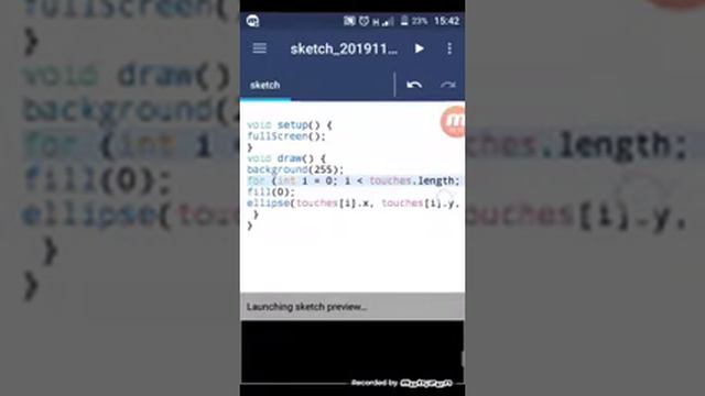 3 урок на processing. 2 касания. Усложненное программирование