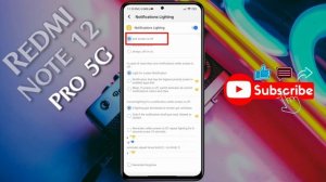 Enable Redmi Note 12 Pro Notification Light, Note 12 Pro 5g Camera Notification Light Set Kaise Kar