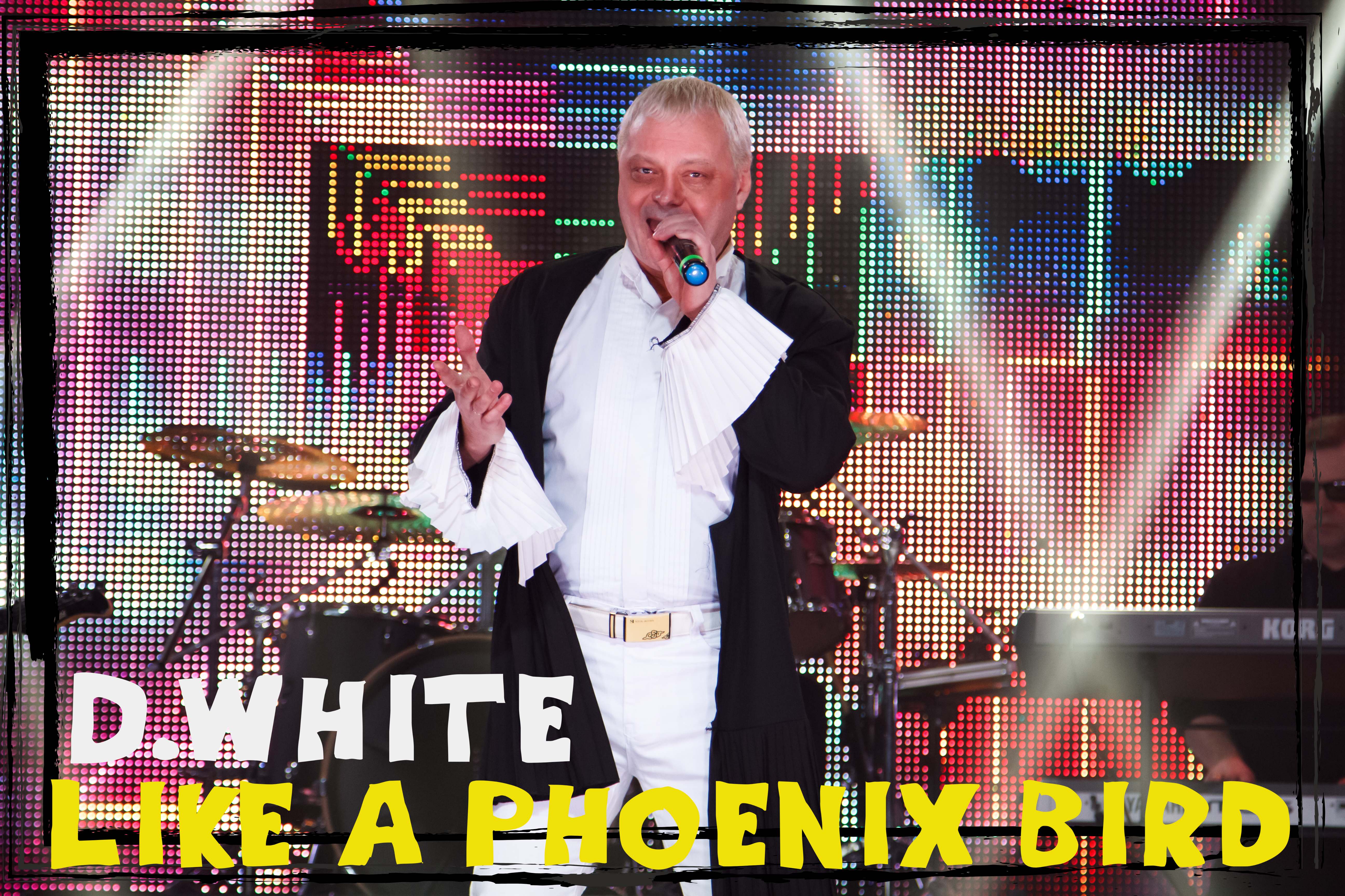 D.White - Like A Phoenix Bird (Concert Video). NEW Italo Disco, Euro disco, Super music of 80-90s