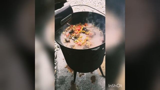 Лагман, готовил первый раз?#казан#еда#лагман#еданаприроде