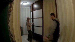 Радиусная раздвижная система 3 двери