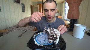 МУКБАНГ / ТОРТ / CAKE / ЗЕБРА от "БИСКВИТНЫЙ ДВОР" / SWEET / ОБЖОР / EATING ASMR Mukbang АСМР #924