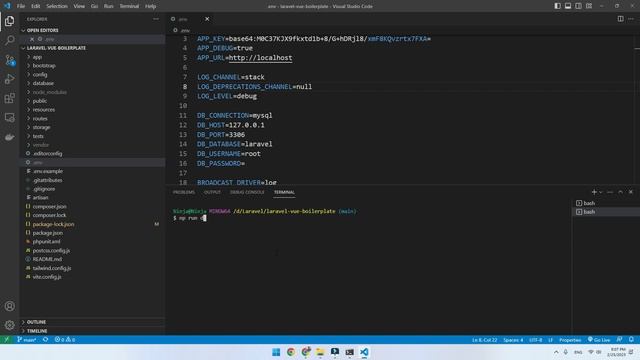 Setup 4 in one Laravel 10 + Vue + Taiwlind + Vite | Laravel Vue Tailwind and Vite boilerplate
