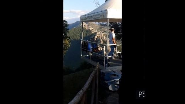 Volo Dell'angelo. Pietrapertosa. Castellazzo. Basilicata. Полёт ангела. Италия. Базиликата