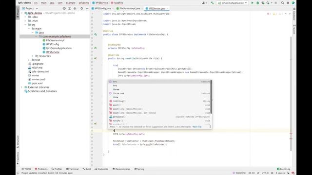 Storing and Retrieving files in IPFS using Spring Boot | ADITYA JOSHI | смотреть онлайн