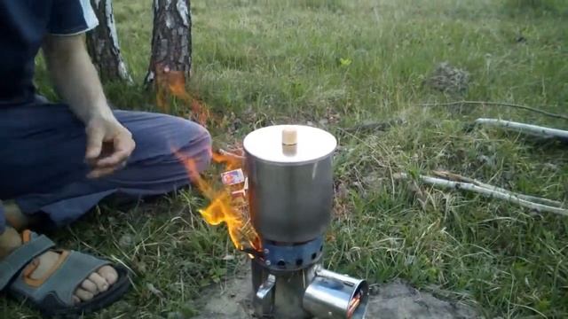 Печь Бонда с вентилятором от Easy hike смотреть онлайн