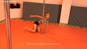 8 years old pole sport kids Russian nation champion | Спортивный пилон акробатика дети тренировка