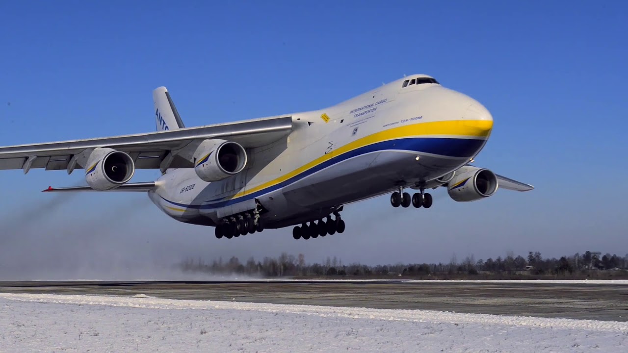 Ukraine Antonov AN-124 Ruslan delivers 101 tons of humanitarian cargo to Incirlik Air Base