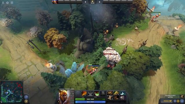 ДоТа 2 Лесные фишки! фарм через деревья смотреть онлайн