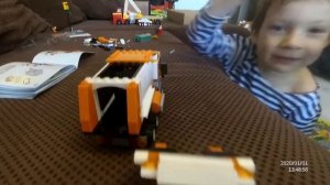 Сборка мусоровоза из Лего Сити. Как собрать, сделать мусоровоз из конструктора Лего.