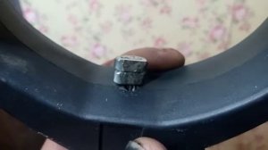 Ставлю тросик заместо верёвки  стартер на мотобуксе.