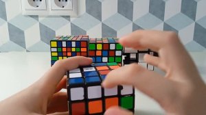 как собрать 1 сторону кубика рубика 4 на 4